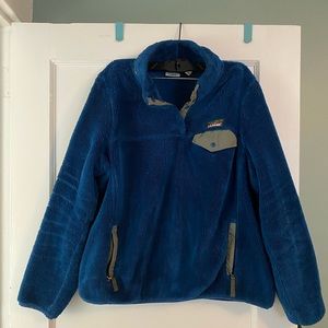 L.L. Bean Hi-Pile Fleece Sherpa pullover